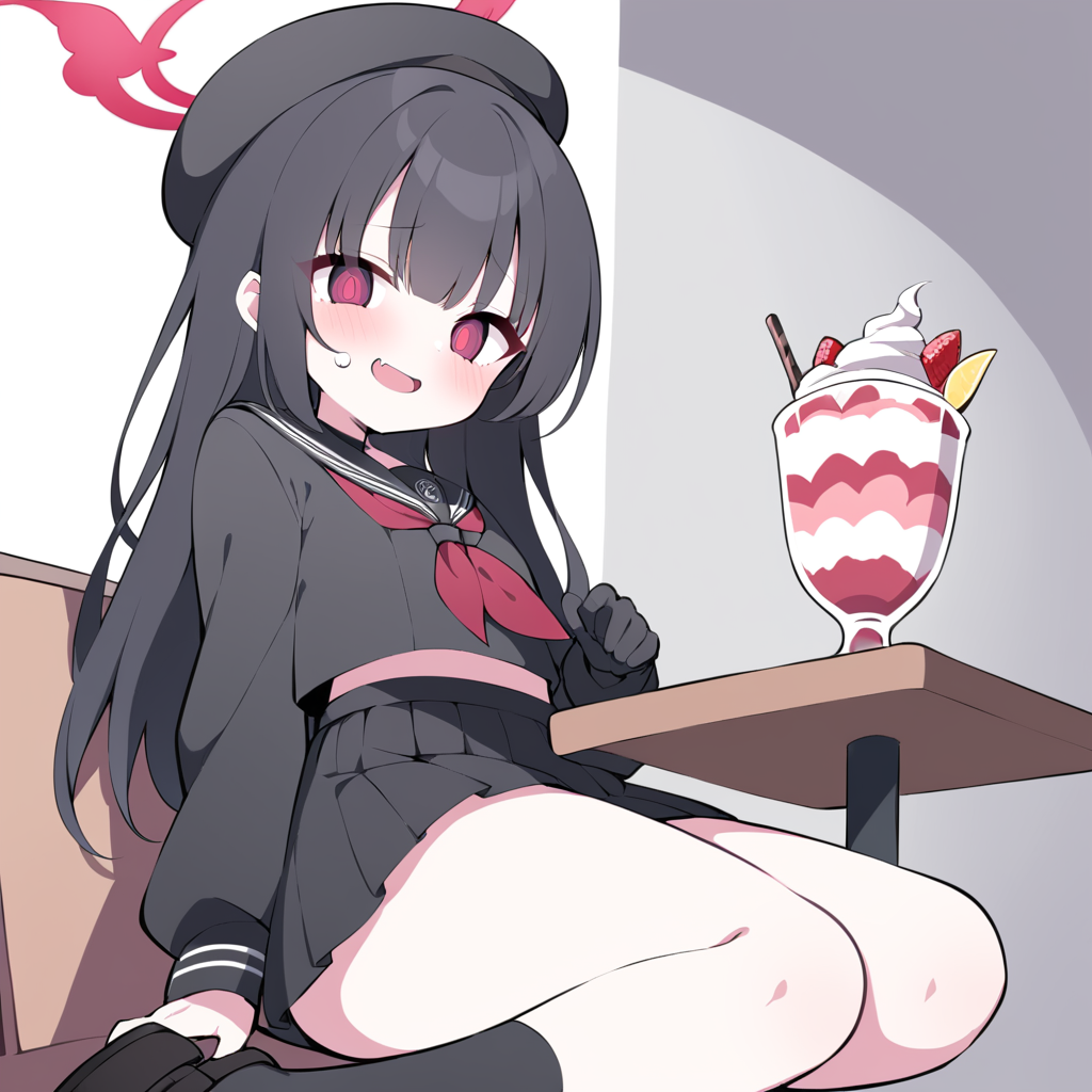 大きなパフェ